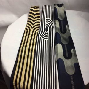 Lot of three Giorgio brutini men’s silk ties